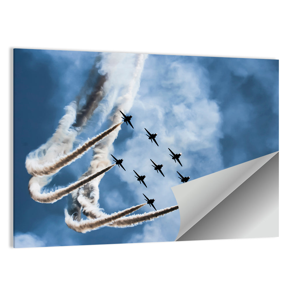 Nine-jet Aerobatic Formation Wall Art
