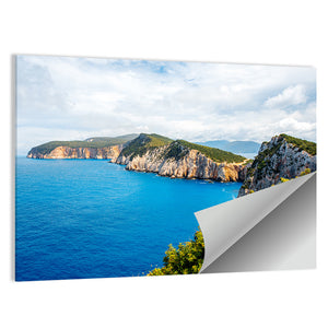 Coastline At Lefkada Island In Greece Wall Art