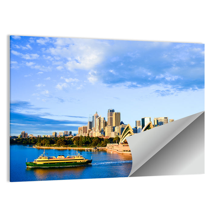 Sydney Opera House Harbor View Wall Art as a poster print