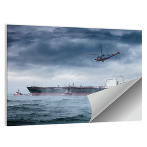 Helicopter Rescue Mission Wall Art