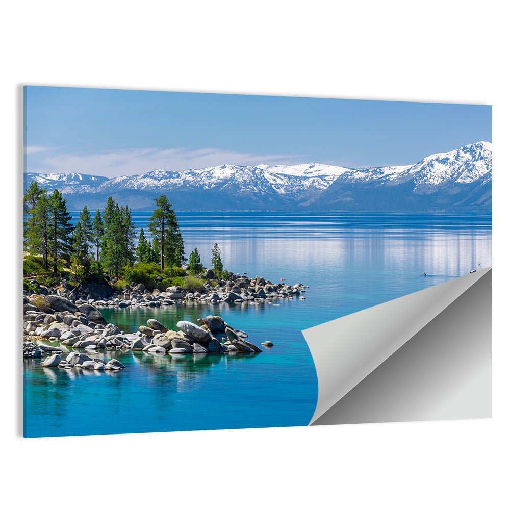 Lake Tahoe Shoreline View Wall Art