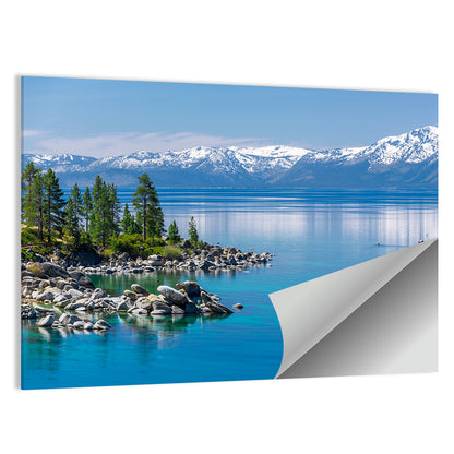 Lake Tahoe Shoreline View Wall Art