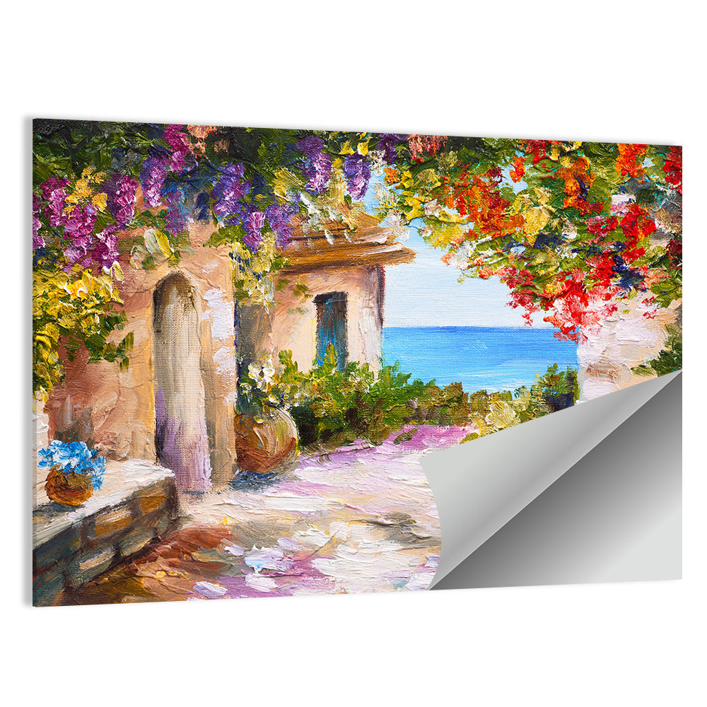 Mediterranean Summer Terrace Wall Art