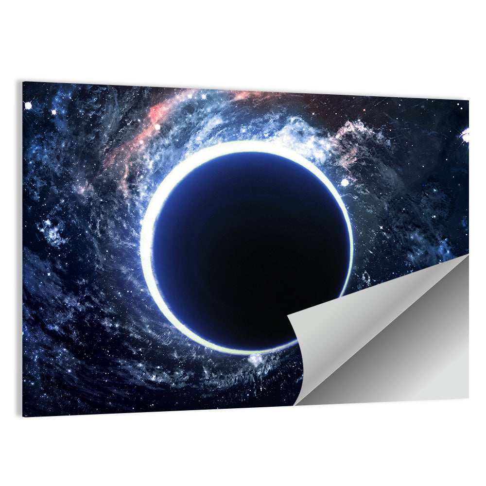 Black Hole Nebula in Deep Space Wall Art