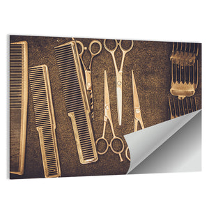 Barber Shop Accessories Wall Art