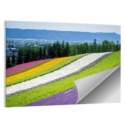 Farm Tomita Lavender Fields Wall Art