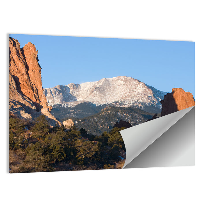 Pikes Peak Sunrise, Garden of the Gods Wall Art as a poster print