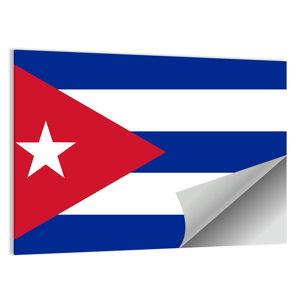 National Flag Of Cuba Wall Art