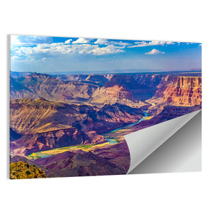 Grand Canyon At Sunrise With River Colorado Wall Art