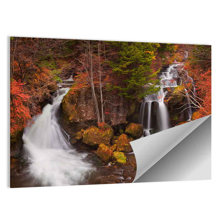 Ryuzu Falls, Nikko Japan Wall Art as a poster print