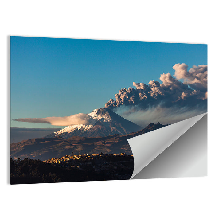 Cotopaxi Volcano Eruption Wall Art as a poster print