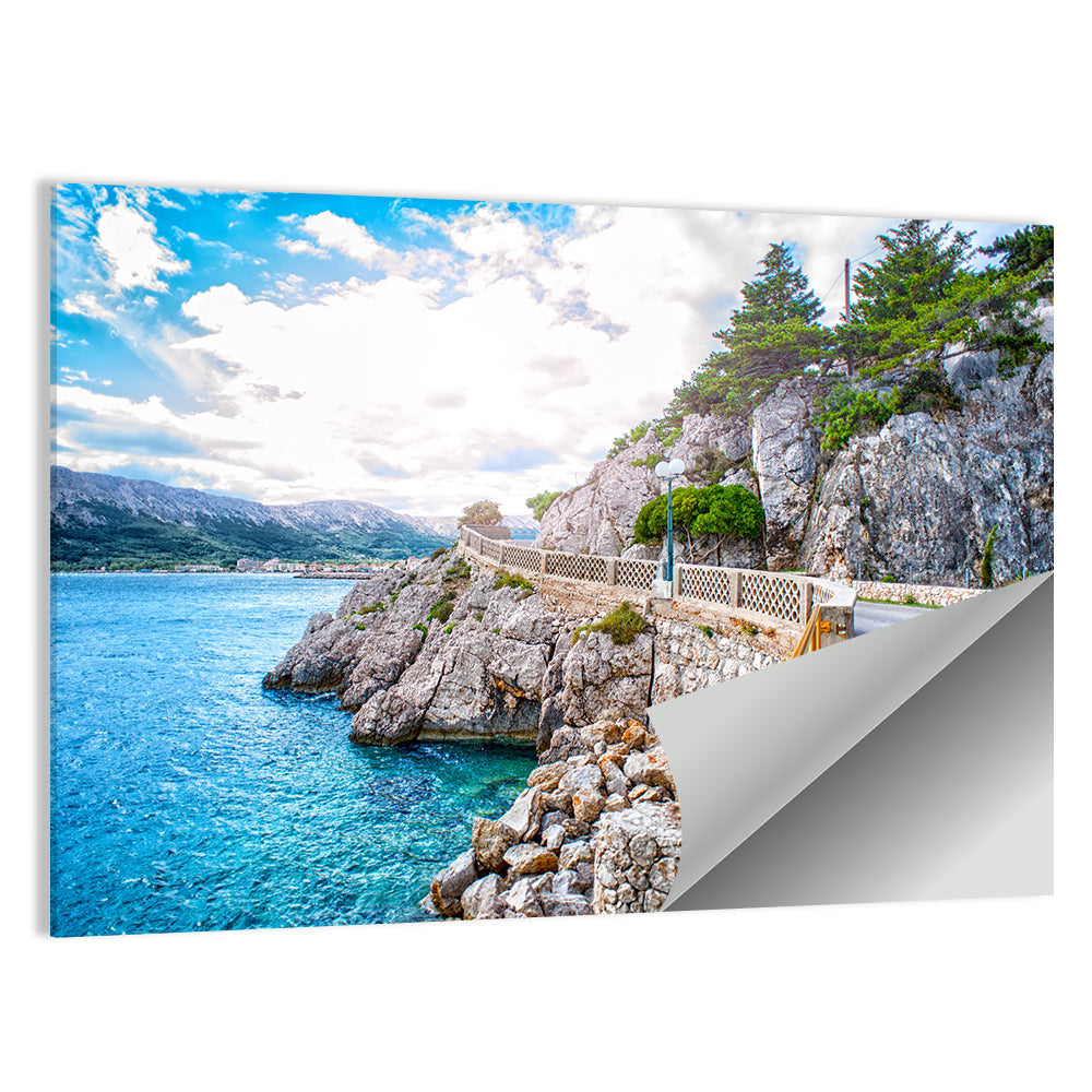 Adriatic Coastal Road Wall Art