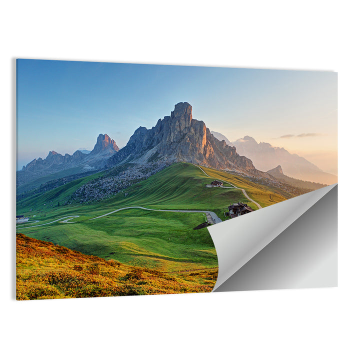 Passo Giau Dolomites Valley Wall Art as a poster print