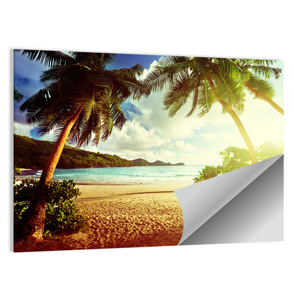 Takamaka Beach Sunset Wall Art