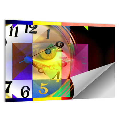 Eye of Time Collage Wall Art