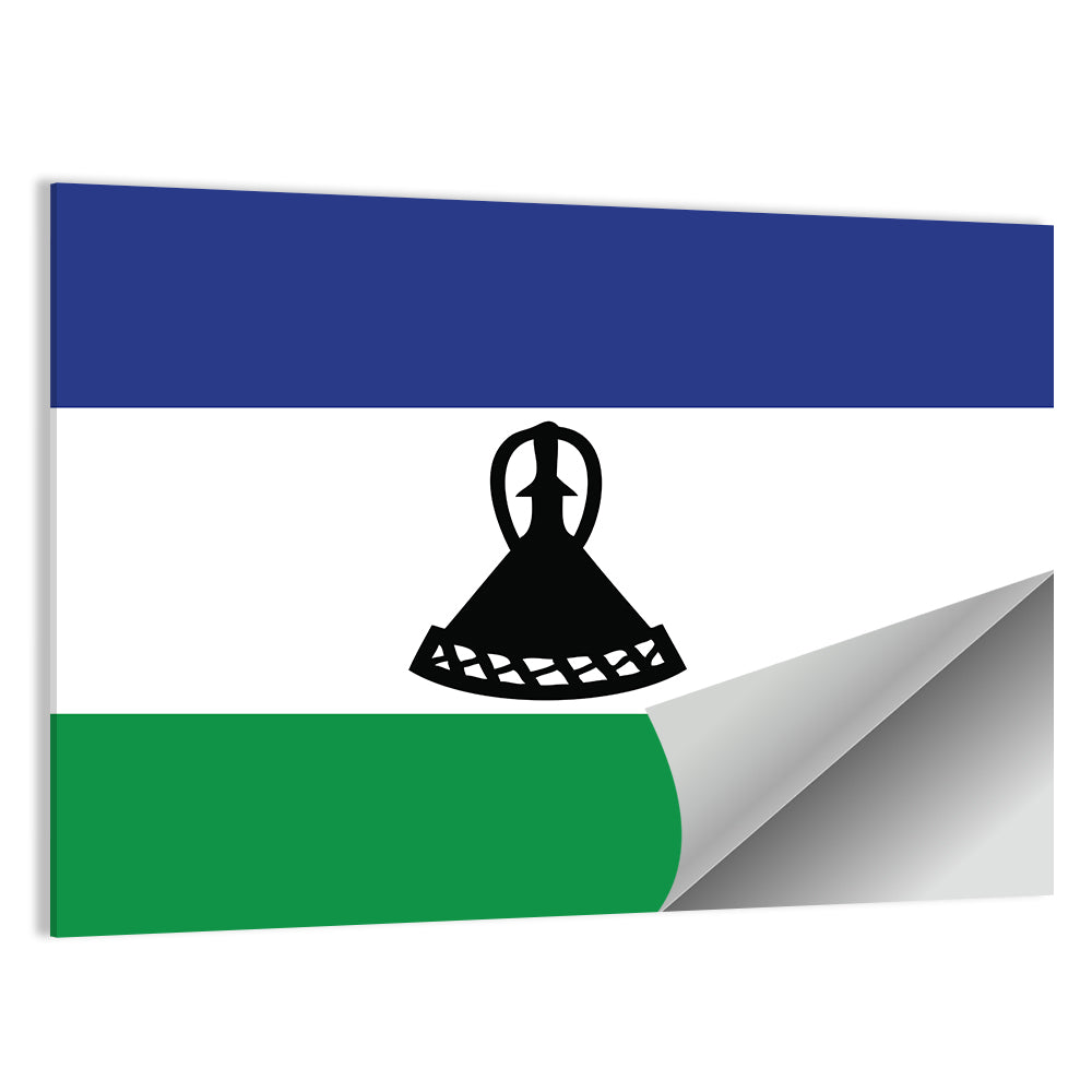 Flag of Lesotho Wall Art