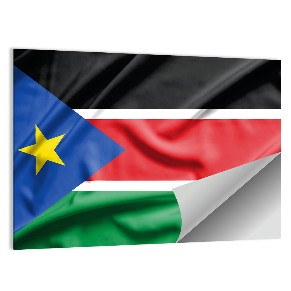 South Sudan Flag Wall Art