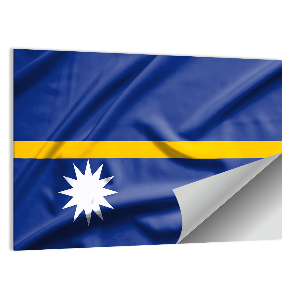 Flag of Nauru Wall Art