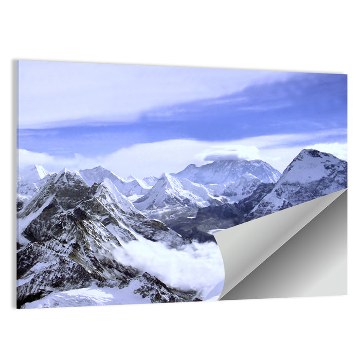 Himalayan Glacier Peaks Wall Art as a poster print