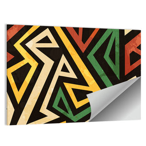 African Geometric Pattern Wall Art