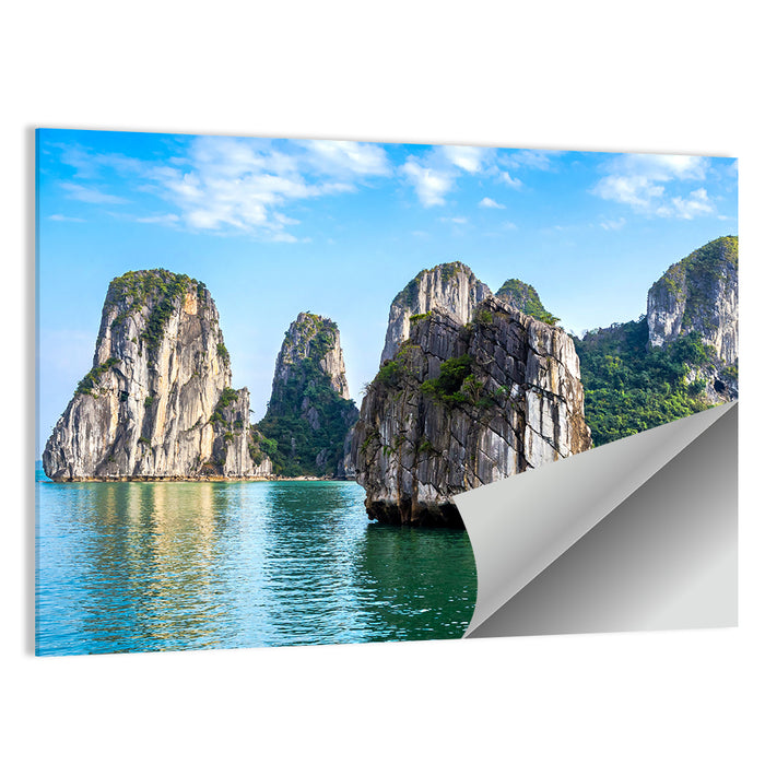 Ha Long Bay Limestone Islands Wall Art as a poster print