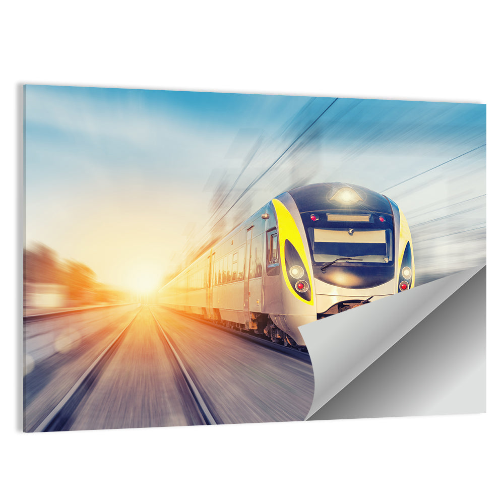 Modern High-speed Train Wall Art