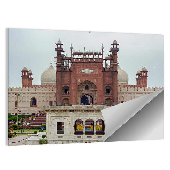 Badshahi Mosque Facade Wall Art as a poster print