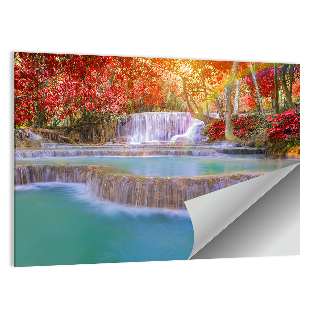 Tat Kuang Si Tiered Waterfalls Wall Art