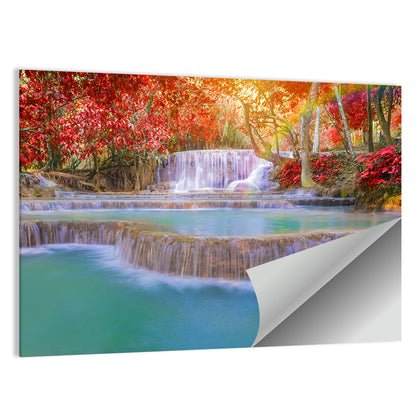 Tat Kuang Si Tiered Waterfalls Wall Art