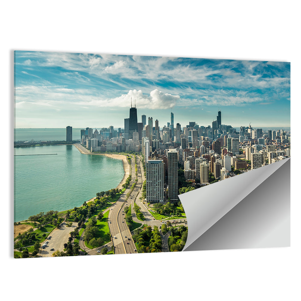 Chicago Lakefront Skyline Wall Art