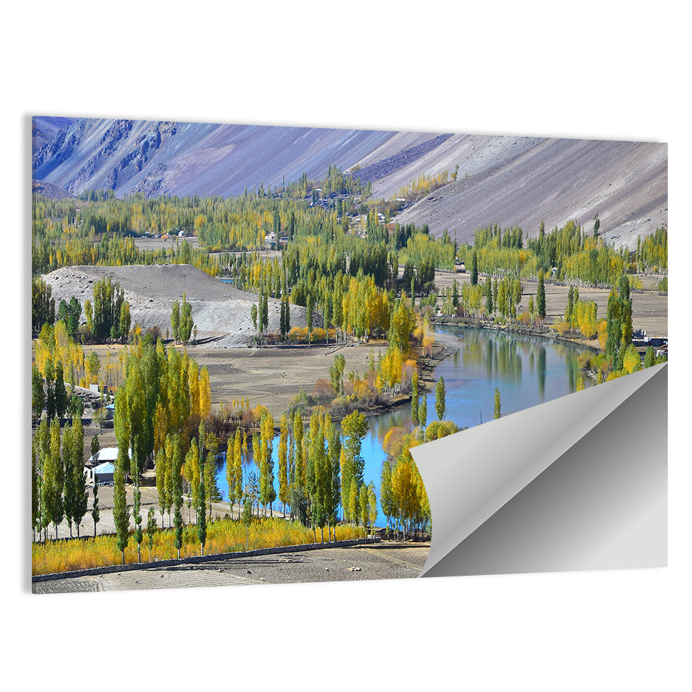 Autumn Valley, Northern Pakistan Wall Art