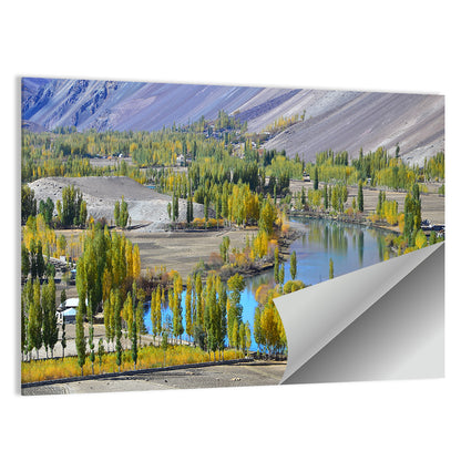 Autumn Valley, Northern Pakistan Wall Art