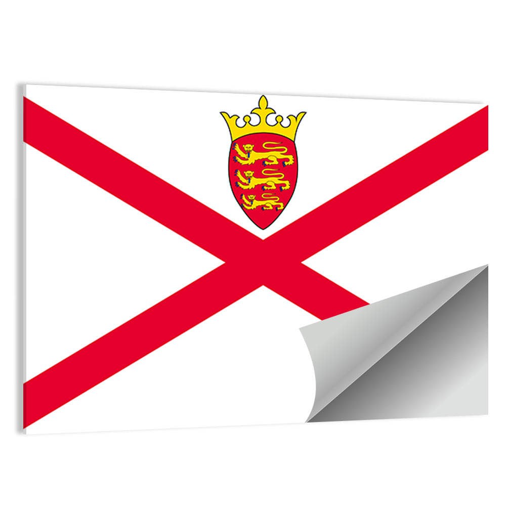 Flag of Jersey Wall Art