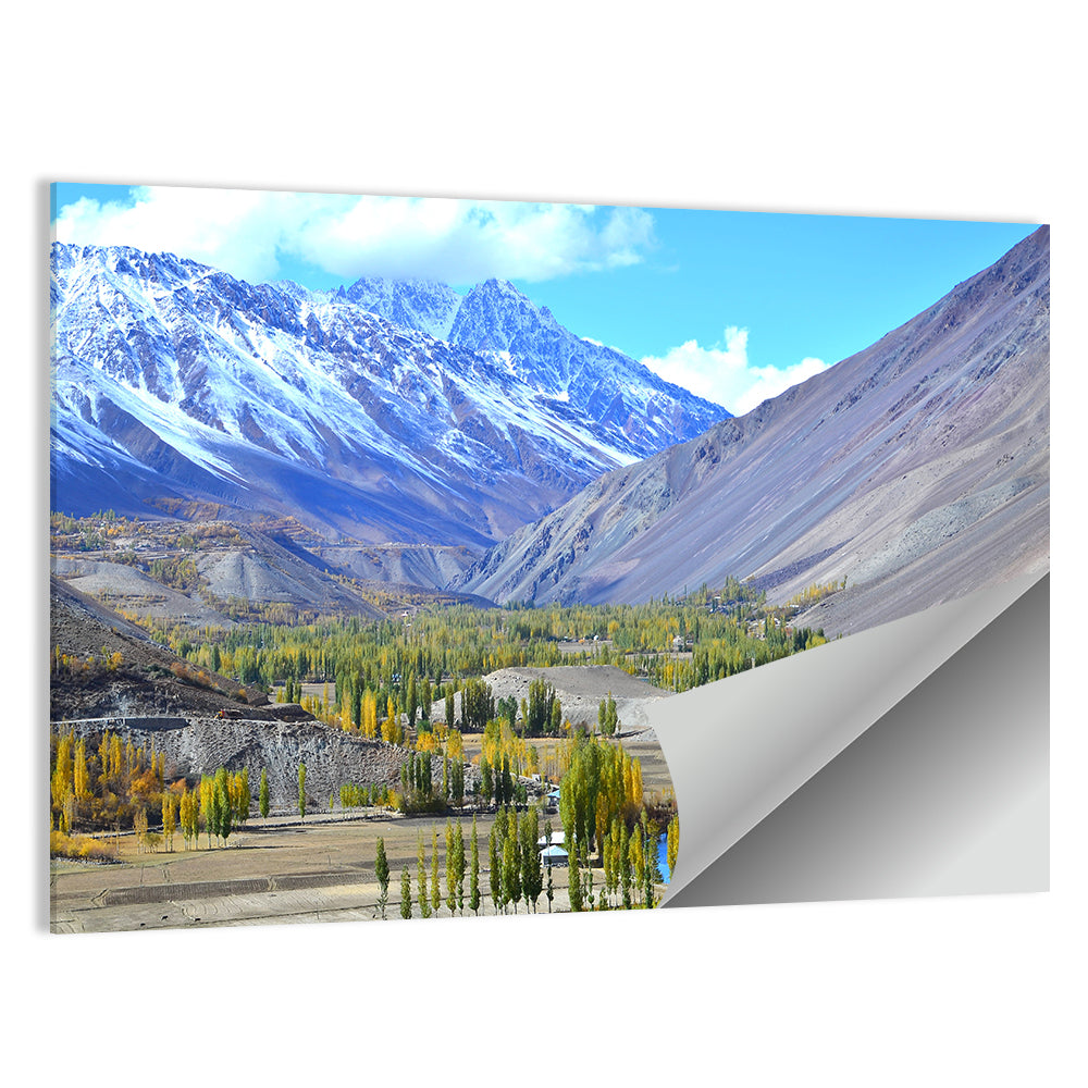 Northern Pakistan Autumn Valley Wall Art