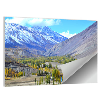 Northern Pakistan Autumn Valley Wall Art