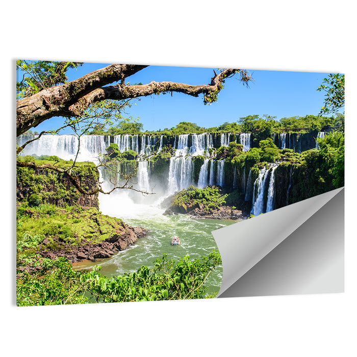 Iguazu Falls from Argentina Wall Art as a poster print