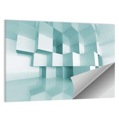 Architectural Cube Perspective Wall Art
