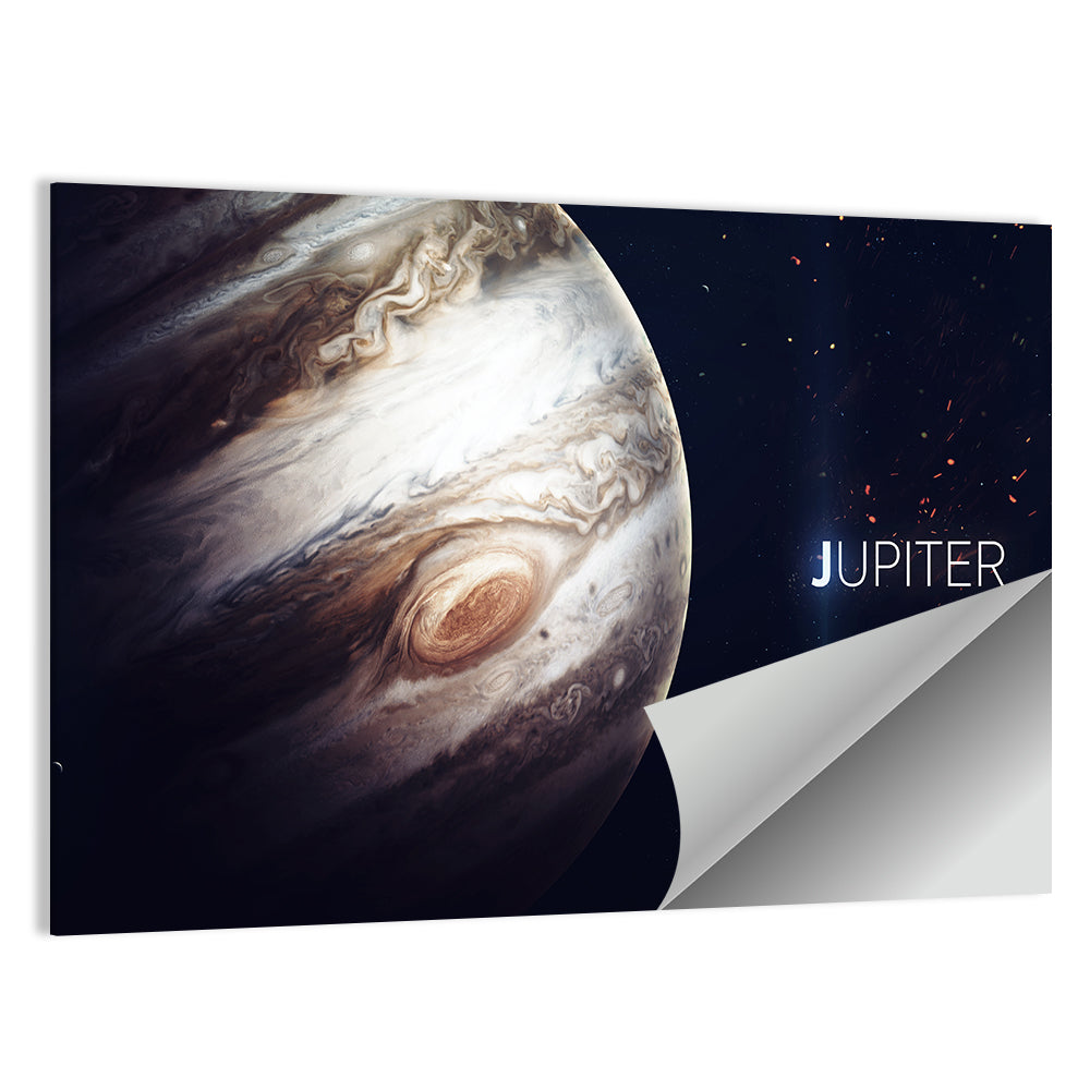 Jupiter with Great Red Spot Wall Art