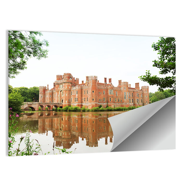 Leeds Castle Reflection Wall Art as a poster print