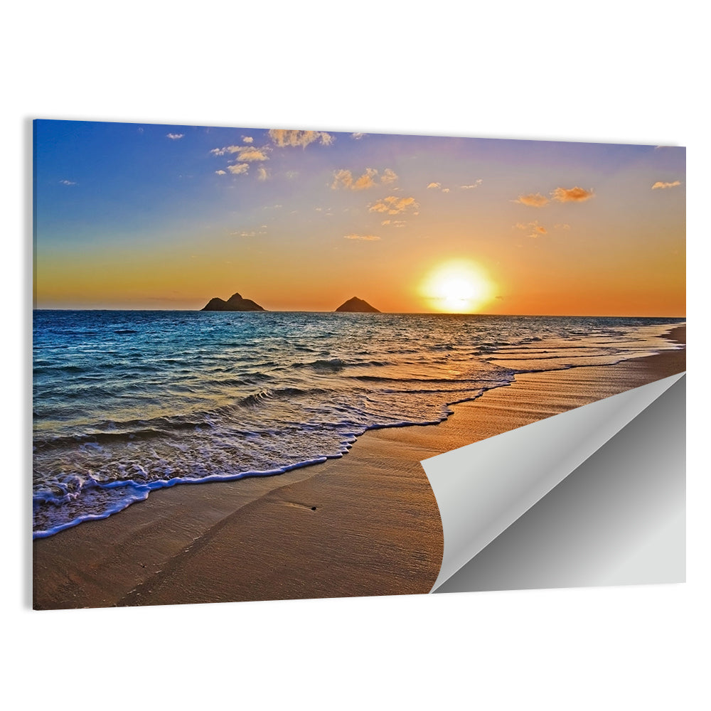 Lanikai Sunrise Over Mokulua Islands Wall Art