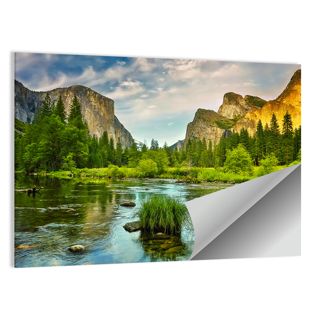 Merced River at Yosemite Valley Wall Art