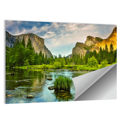 Merced River at Yosemite Valley Wall Art