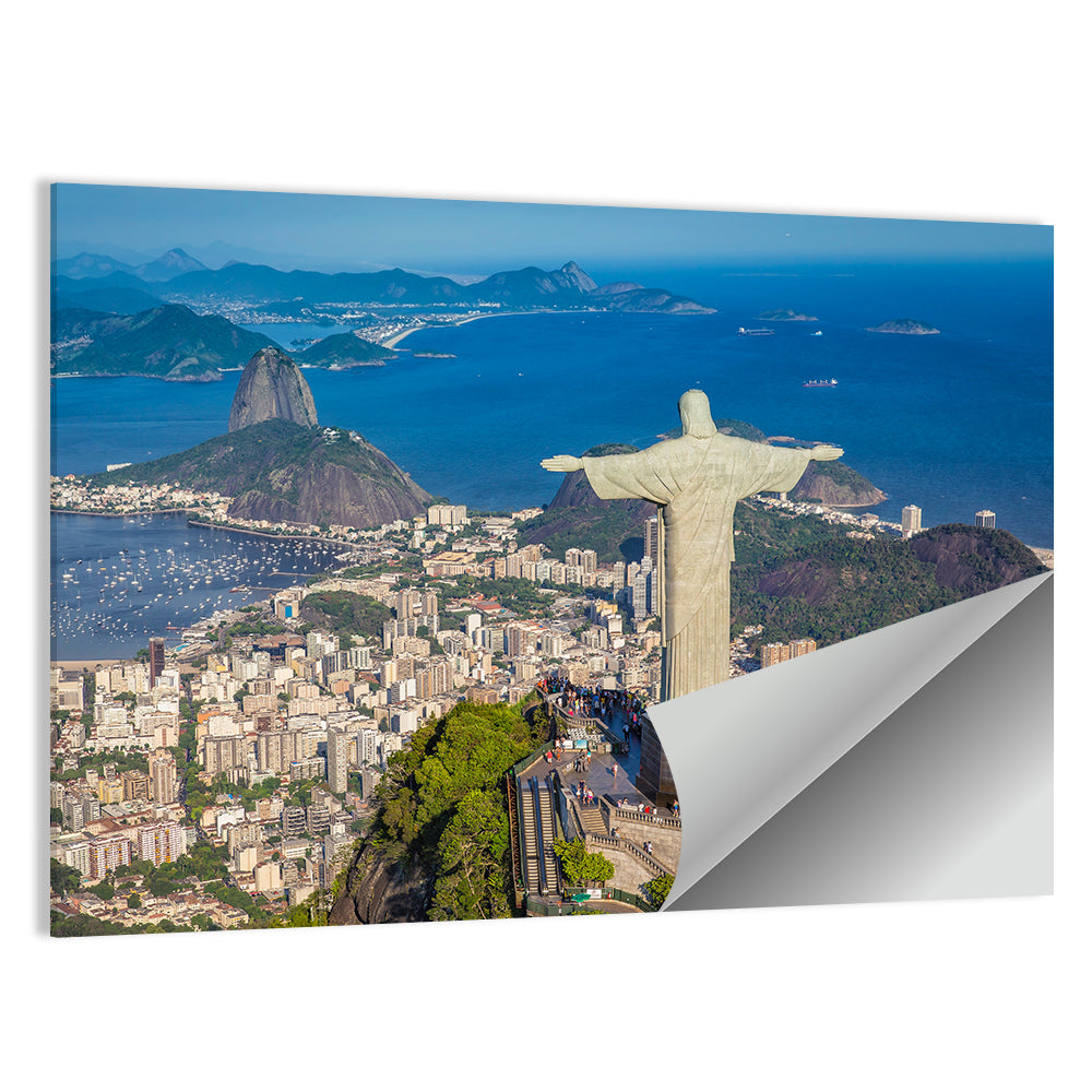 Botafogo Bay with Sugarloaf Mountain Wall Art