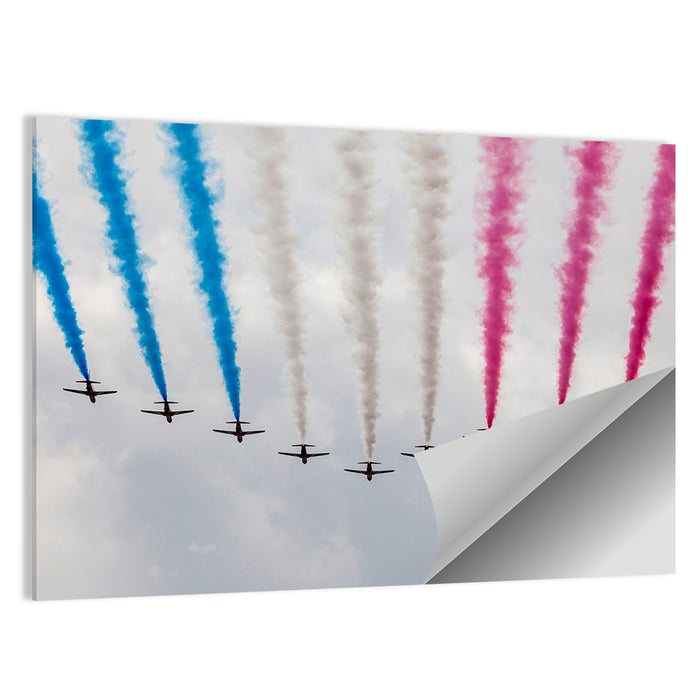 Nine-plane London Airshow Wall Art as a poster print