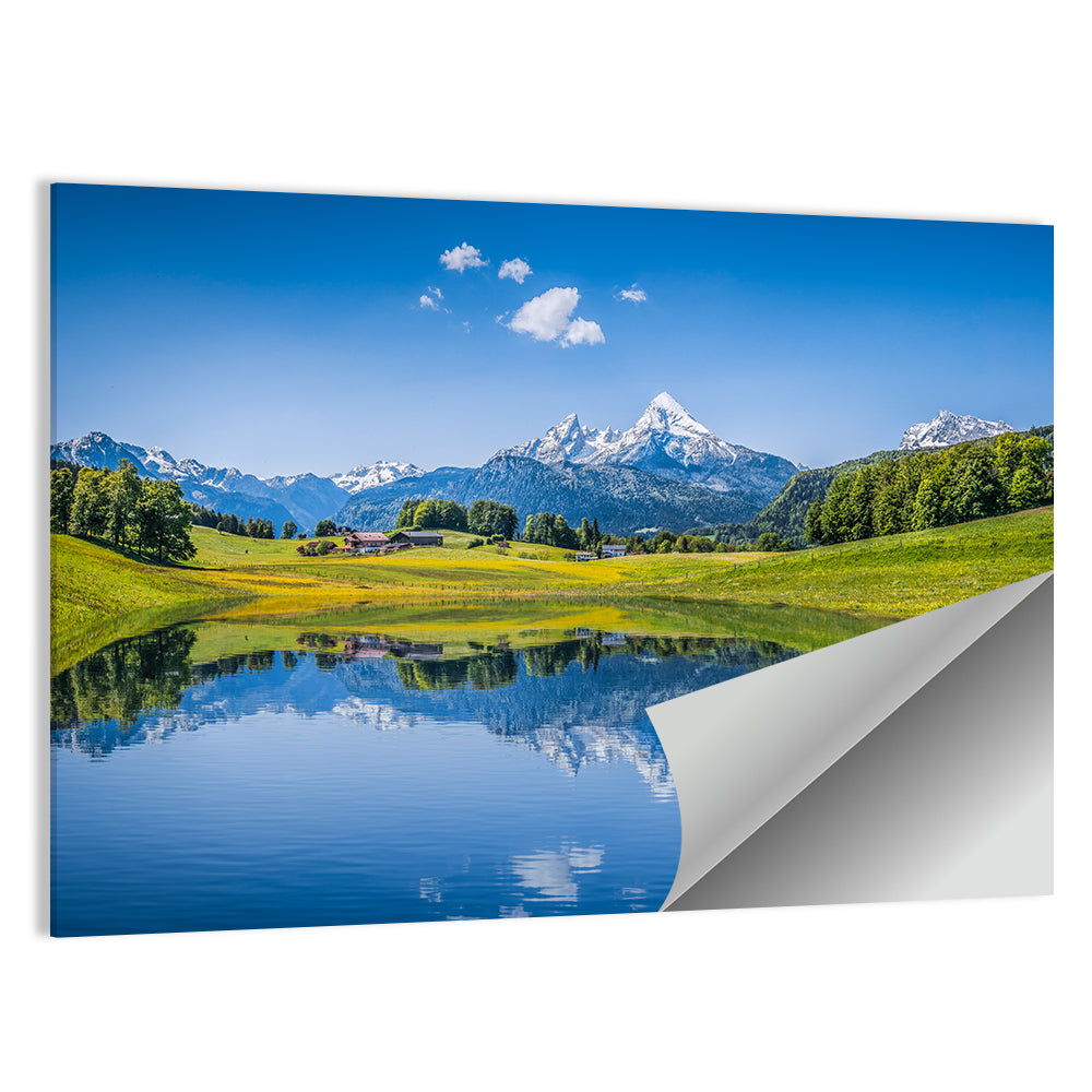 Watzmann Summer Reflection Wall Art