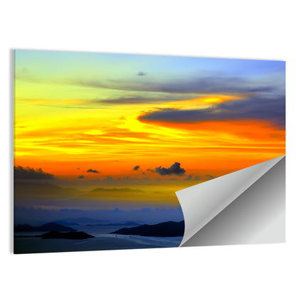 Tranquil Ocean Sunset Wall Art