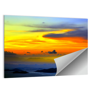 Tranquil Sunset Over Ocean Wall Art