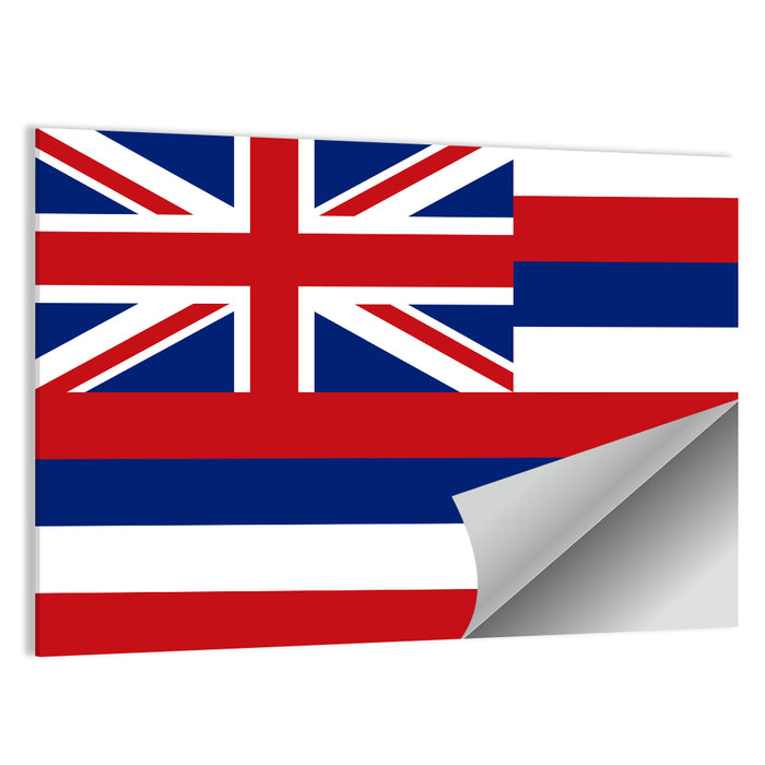 Flag of Hawaii Wall Art as a poster print