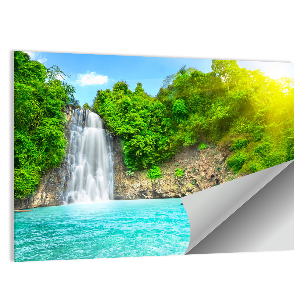 Dambri Waterfall Turquoise Pool Wall Art