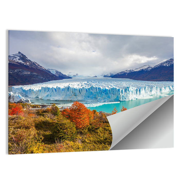 Perito Moreno Glacier, Autumn Wall Art as a poster print
